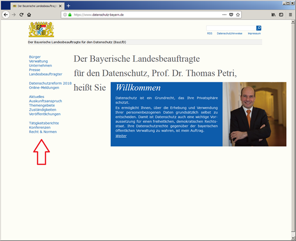 Bild von der Webseite